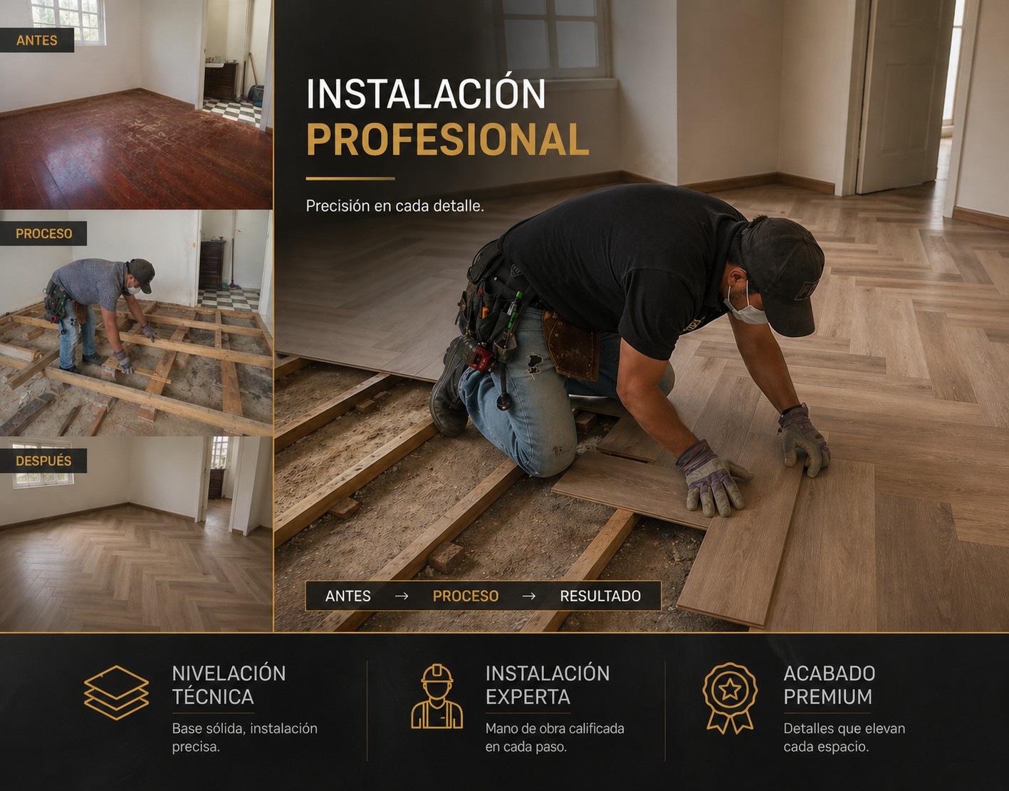 Instalación profesional Floors Decoriver