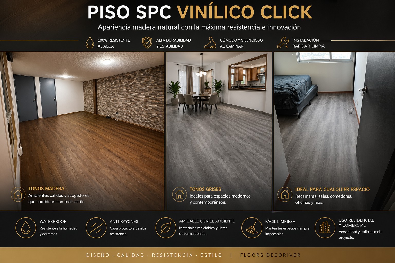 Piso SPC en México, CDMX y Tláhuac